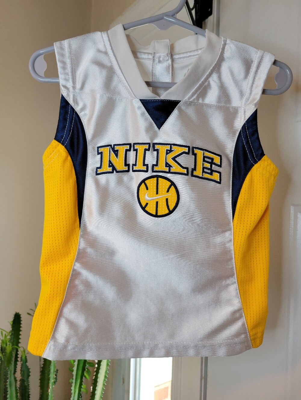 Vintage Toddler Nike Basketball Sleeveless Jersey, Size Kids 12 Months